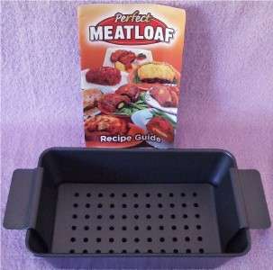   MEATLOAF PAN As on TV with RECIPE BOOK    (B67)  