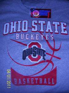 OSU Ohio State Buckeyes Basketball T Shirt Medium  