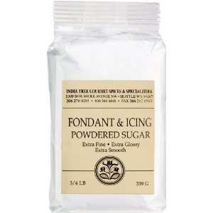 India Tree Fondant & Icing Powdered Sugar, 12 oz Bag