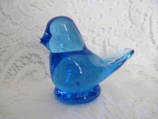 92 Ron Ray Phoenix Studio Art Glass Blue Bird Figurine  
