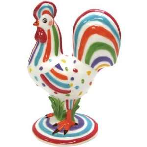 Westland Giftware Sharon Neuhaus Ceramic Rooster Mini Figurine, 5 1/4 