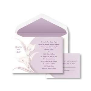 Purple Calla Lilly Wedding Invitation Health & Personal 