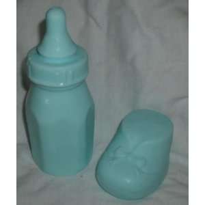  Handmade Blue Baby Bottle and Bootie Soap Set Everything 
