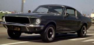 Steve McQueen Bullitt Mustang + Charger License Plates  