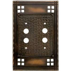  Craftsman Style Switch Plates. Arts and Crafts Double Push 