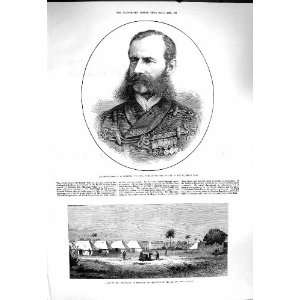 1878 Major General Roberts Camp Mooltan Quetta War 