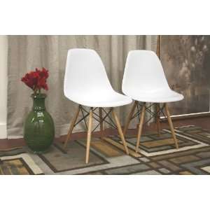  Baxton Studio Set of 2 LAC Dining Chair Furniture & Decor