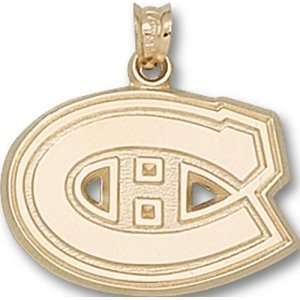  Montreal Canadiens NHL C Logo 5/8 Pendant (14kt 