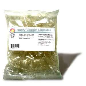  Empty Veggie Capsules. Size 00, 1 cup. (over 100) Health 