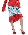BROAD MINDED CLOTHING CHERRY PRINT ROCKABILLY BUSTLE SKIRT XL