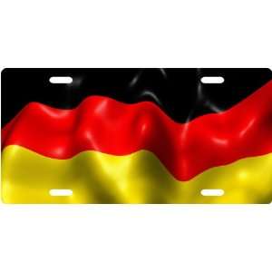  German Flag Custom License Plate Novelty Tag from Redeye 