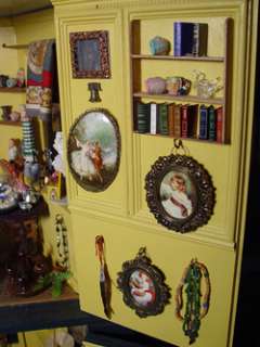 Miniature Antique Store STOREFRONT/DISPLAY w/Miniatures  