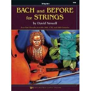    KJOS Bach And Before for Strings Str Bass Musical Instruments