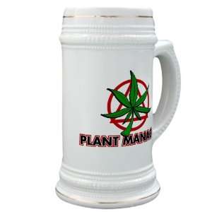   Stein (Glass Drink Mug Cup) Marijuana Plant Manager 