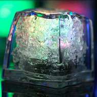 Classy Clear LED 3 Light Modes Drink Ice Cubes 48 Hours  