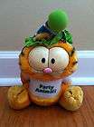 vintage garfield the cat party animal plush 