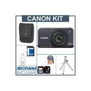 Canon PowerShot SX210 IS Digital Camera Kit,  Black   with 