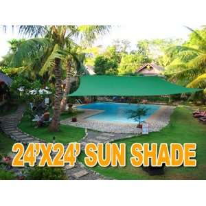   Retangle Sun Sail Shade Canopy Top   Green Patio, Lawn & Garden