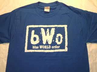 bWo Blue World Order ECW Wrestling T shirt Sizes S 3XL  