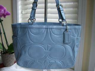 COACH Gallery Stitched Patent Leather E/W East West Tote 18326  