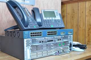   CCNP VOICE LAB with CISCO3745 Router CME 4.3  2x 7940 IP PHONE  