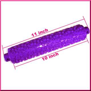   Embossed Sugarcraft Stick Rolling Pin Decorating Mould Tool  