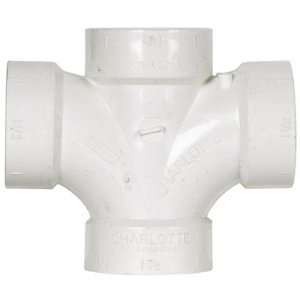 PVC/DWV Double Sanitary Tee (PVC004280600HA)