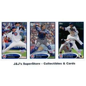  2012 Topps Opening Day Chicago Cubs Team Set In Protective Storage 