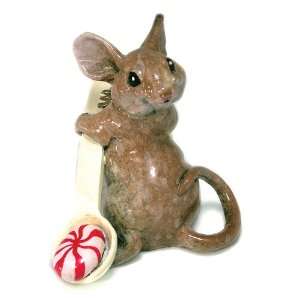  Kittys Critters 8628 Sweetie Mouse Figurine with Candy, 2 