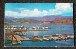 1963 Boats Rural Station Postmark Lake Cachuma CA PC  