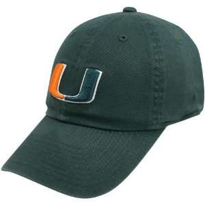  Miami Hurricanes Green Relaxer 1Fit Hat