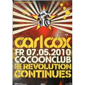  Carl Cox   Revolution 2010   CONCERT   POSTER from GERMANY 