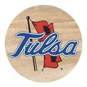 Thirstystone Natural Sandstone Set of 4 Coasters University of Tulsa