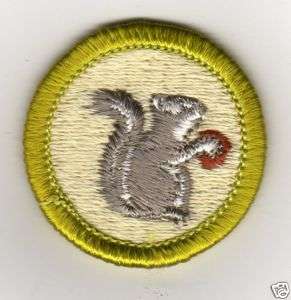 Mammal Study Merit Badge, Type H, Clear Plastic Back  
