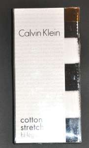 New 5 pair Calvin Klein Hi Leg Brief Cotton stretch Underwear Size 