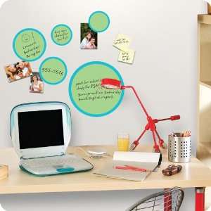  Green Blue Circle Dry Erase Wall Decals Toys & Games