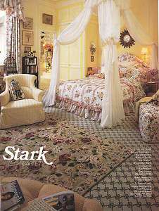 1992 STARK CARPET Magazine Print Ad ROMANTIC BEDROOM  