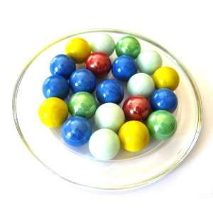  25 Marbles   Marble PERLE   Glass Marble diameter  16 mm 
