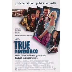 True Romance Original Double Sided 27x40 Movie Poster   Not A Reprint