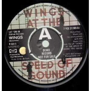   VINYL 45) UK PARLOPHONE 1976 WINGS (PAUL MC CARTNEYS GROUP) Music