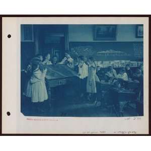   schools   6th Division children in geology class 1899