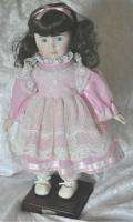 Porcelain Tupperware Doll 18 High Sales Pink Dress  