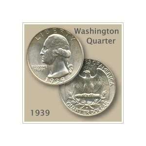  1939 Washington Silver Quarter 