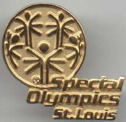 old SPECIAL OLYMPICS Badge pin tacpin St. LOUIS  