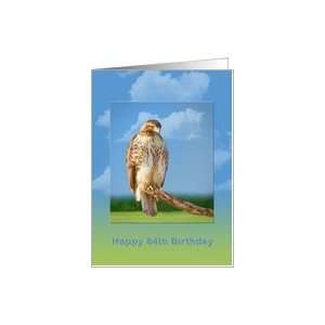  Birthday, 84th, Rough Legged Hawk Card Toys & Games