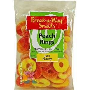 Break A Way Peach Rings (12 Ct) Grocery & Gourmet Food