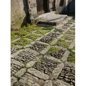 Stone Walkway near Chiesa Matrice Church, Erice, Sicily, Italy 