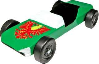 Pinewood Derby Car Red Paint  