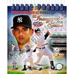  Jorge Posada   09 Inaugural Game 1st H.R. / Portrait Plus 