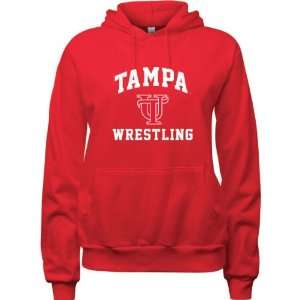  Tampa Spartans Red Womens Wrestling Arch Hooded 